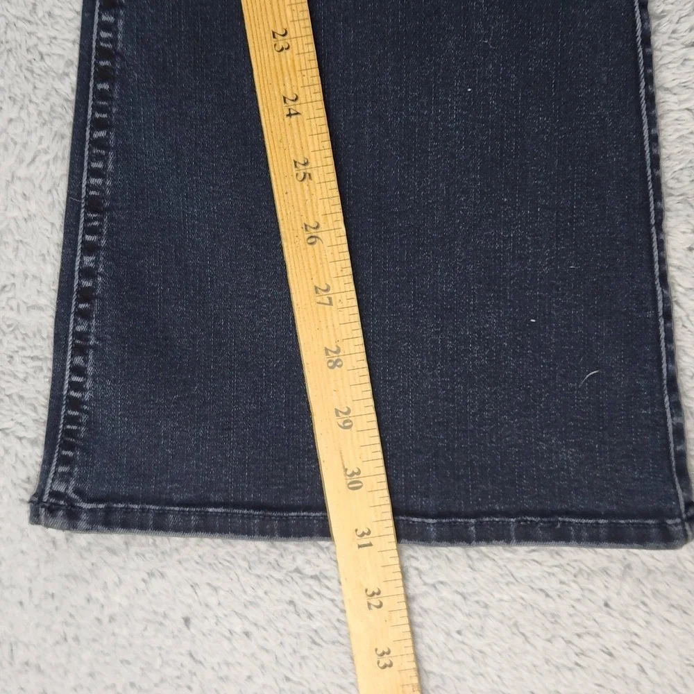 Fidelity Jeans Womens 27x32 Blue Saffron High Rise Skinny Flare Made USA Denim - Picture 13 of 16